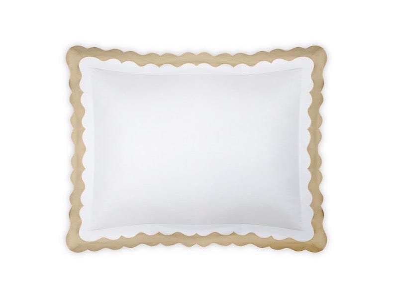 Matouk Lorelei Champagne Pillow Sham | Fig Linens and Home