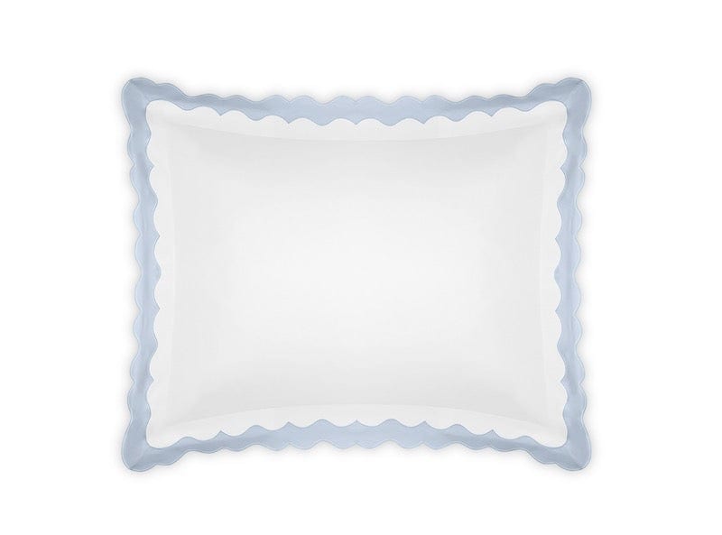 Matouk Lorelei Blue Pillow Sham | Fig Linens and Home