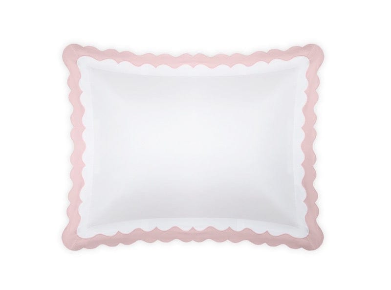 Matouk Lorelei Pink Pillow Sham | Fig Linens and Home