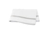 Matouk Louise Silver Flat Sheet | Giza Percale Cotton at Fig Linens