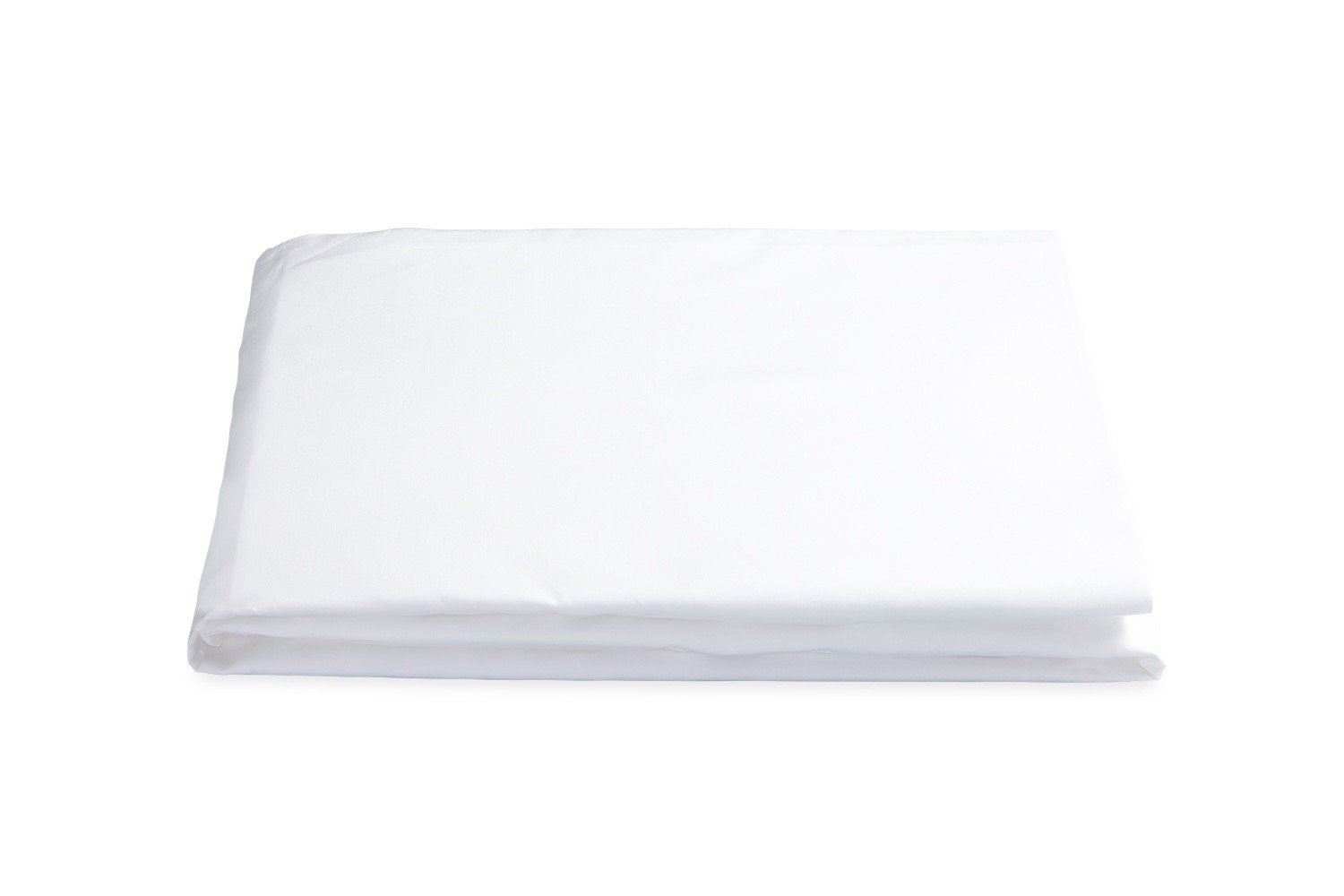 Milano White Fitted Sheet | Cotton Percale Sheet for Lowell