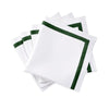 Lowell Formal Napkins by Matouk - Green Linen Napkin