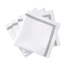 Lowell Formal Napkins by Matouk - Silver Linen Napkin