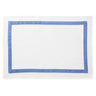 Matouk Lowell Azure Blue Placemat - Matouk Table Linens at Fig Linens and Home