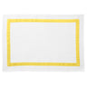 Matouk Lowell Canary Yellow Placemat - Matouk Table Linens at Fig Linens and Home