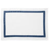 Matouk Lowell Steel Blue Placemat - Matouk Table Linens at Fig Linens and Home