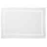 Matouk Lowell White Placemat - Matouk Table Linens at Fig Linens and Home