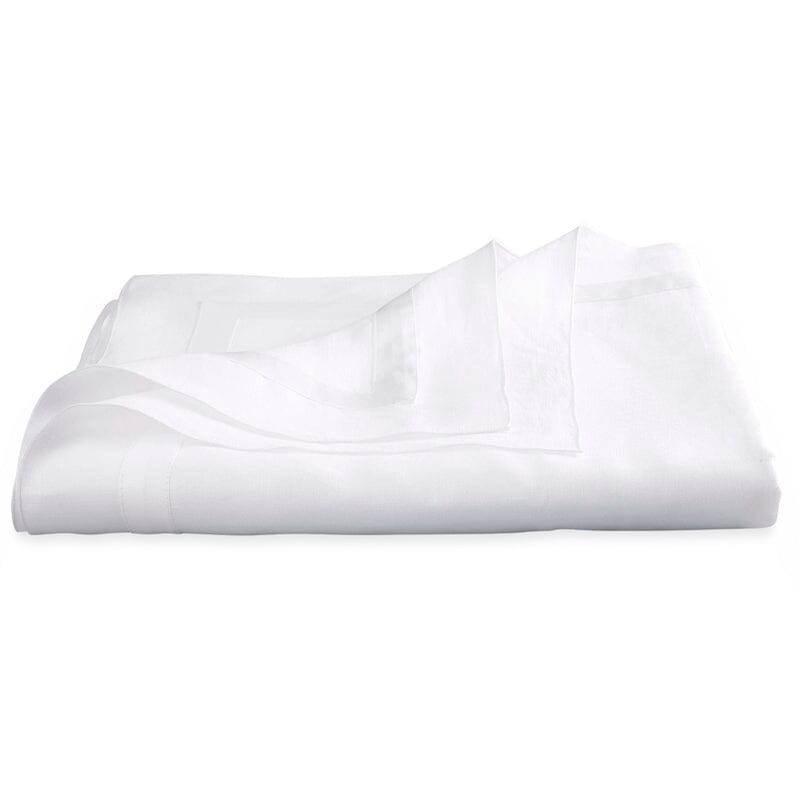 Matouk Lowell Tablecloth White - Fig Linens and Home Table Linens