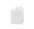 Lowell Tissue Cover in White | Matouk at Fig Linens