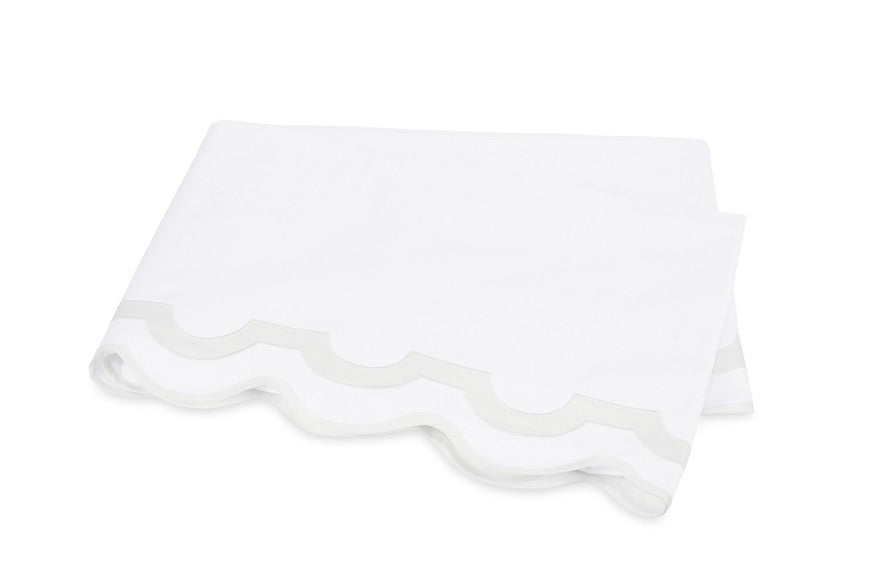 Matouk Bedding - Mirasol Bone Flat Sheet - Fig Linens and Home