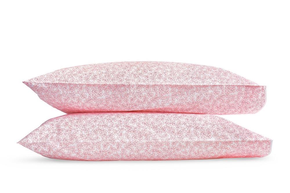Margot Blush Pillowcases | Matouk at Fig Linens and Home