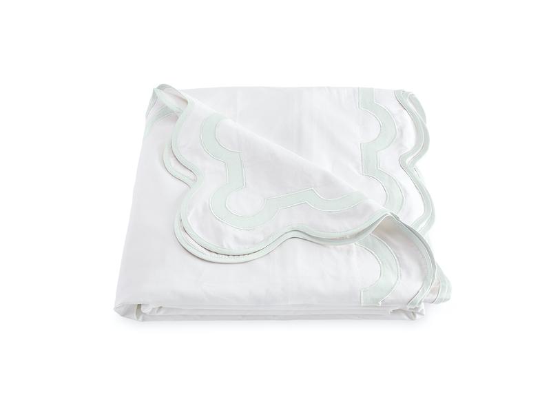 Matouk Mirasol Opal Duvet Cover at Fig Linens and Home