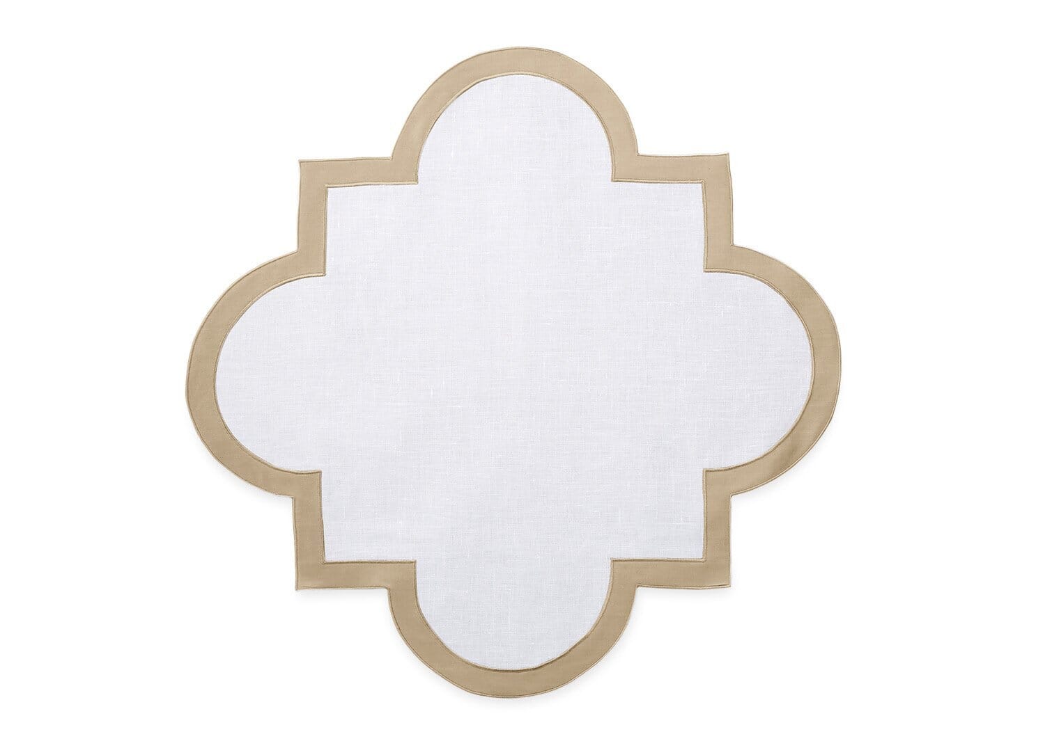 Matouk Mirasol Placemats in Champagne | Fig Linens