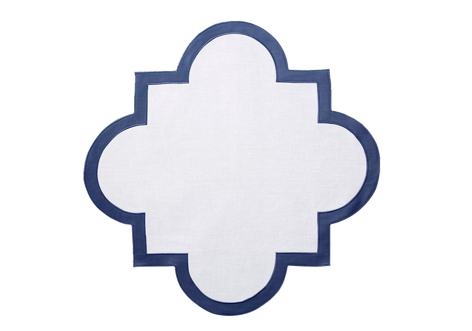 Matouk Mirasol Placemats in Navy | Fig Linens
