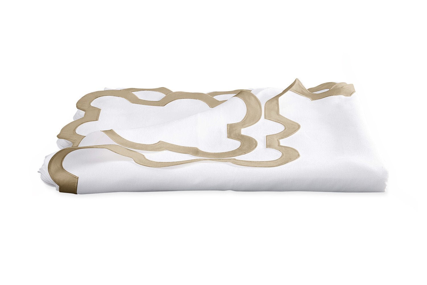 Matouk Mirasol Tablecloth in Champagne | Fig Linens