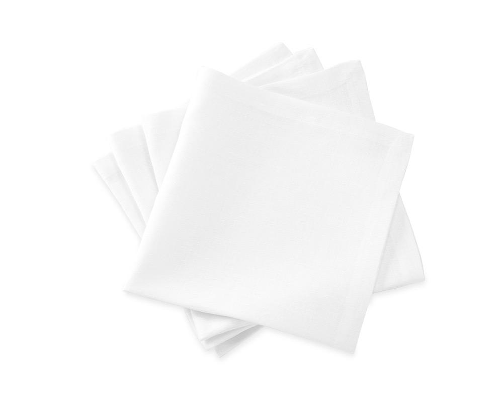 Chamant White Napkins | Matouk at Fig Linens