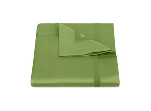 Matouk Nocturne Grass Green Duvet Covers - Fig Linens and Home - Matouk Bedding - Sateen