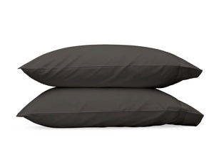 Matouk Nocturne Charcoal Pillowcase | Fig Linens