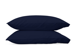 Matouk Nocturne Navy Pillowcase | Fig Linens