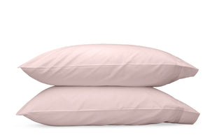 Matouk Nocturne Pink Pillowcase | Fig Linens
