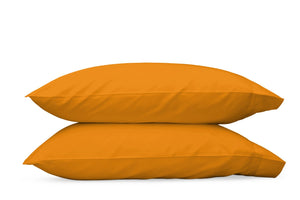 Matouk Nocturne Tangerine Pillowcase | Fig Linens