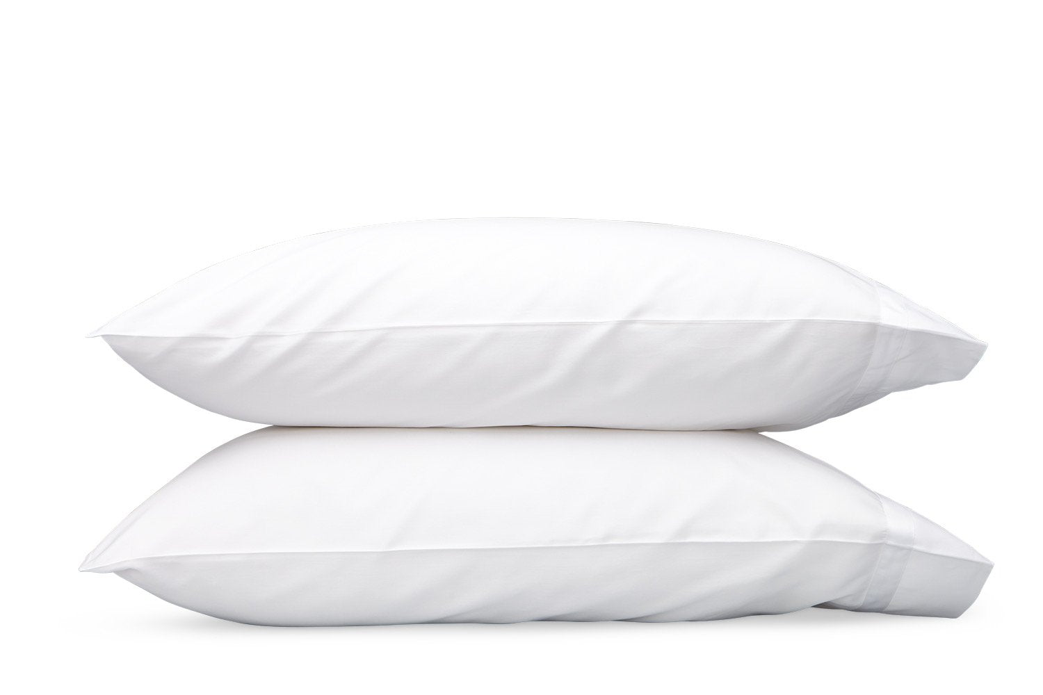 Matouk Nocturne White Pillowcase | Fig Linens