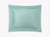 Pillow Sham- Matouk Nocturne Sateen Aquamarine Bedding at Fig Linens and Home