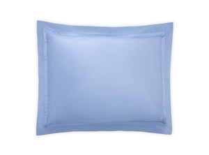Pillow Sham - Matouk Nocturne Sateen Bedding in Azure Blue at Fig Linens and Home
