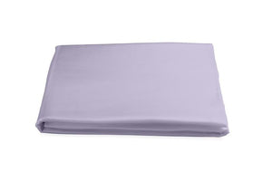 Matouk Nocturne Violet Fitted Sheet - Sateen Matouk Lavender Bedding