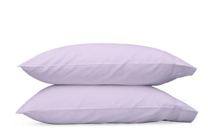 Matouk Nocturne Violet Pillowcases - Sateen Matouk Lavender Bedding