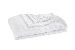 Panama White Coverlet | Blanket Covers by Matouk at Fig Linens