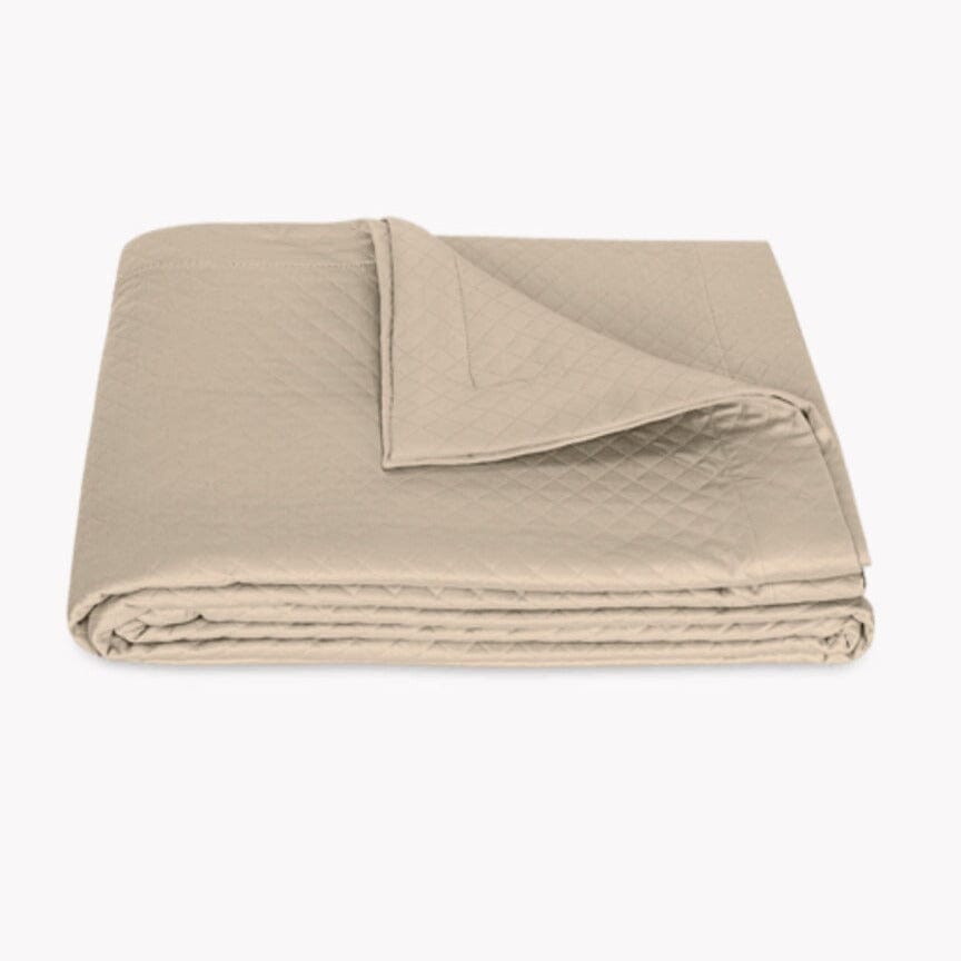 Matouk Matelasse - Petra Dune Coverlet at Fig Linens and Home