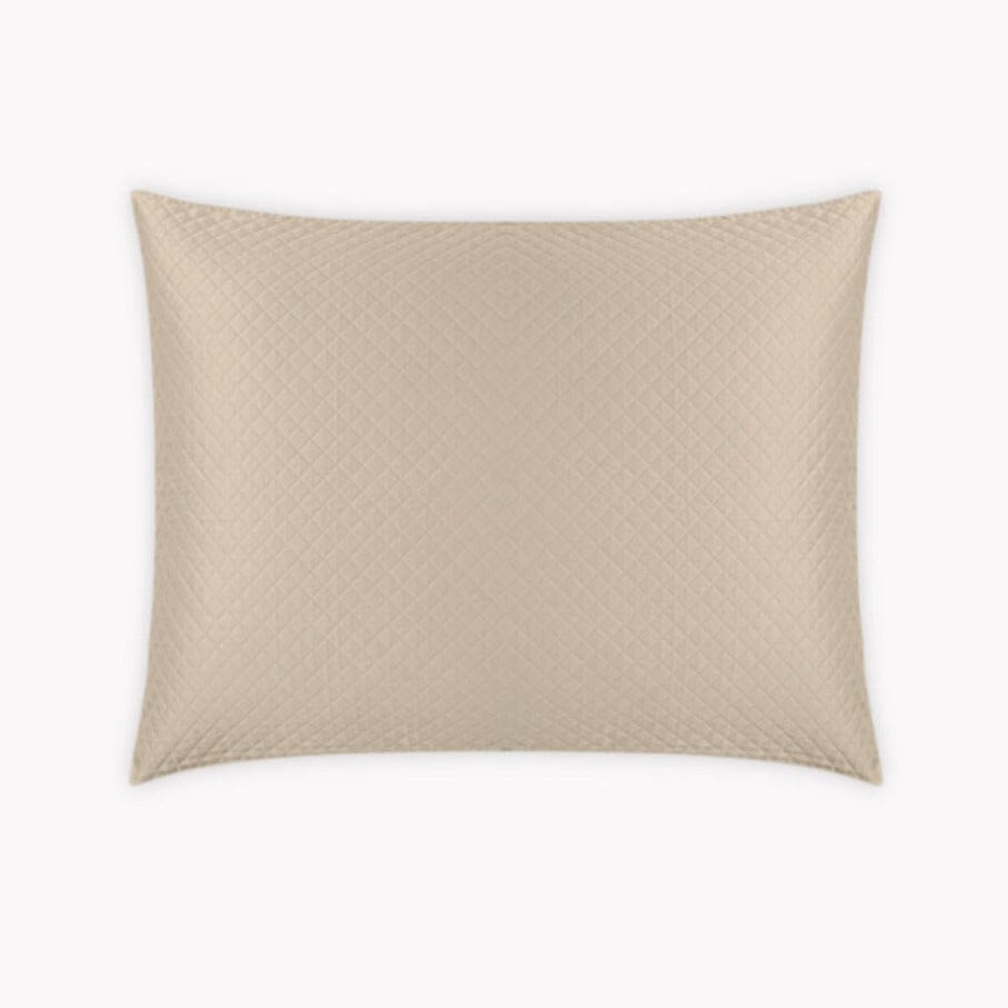Matouk Matelasse - Petra Dune Pillow Sham at Fig Linens and Home