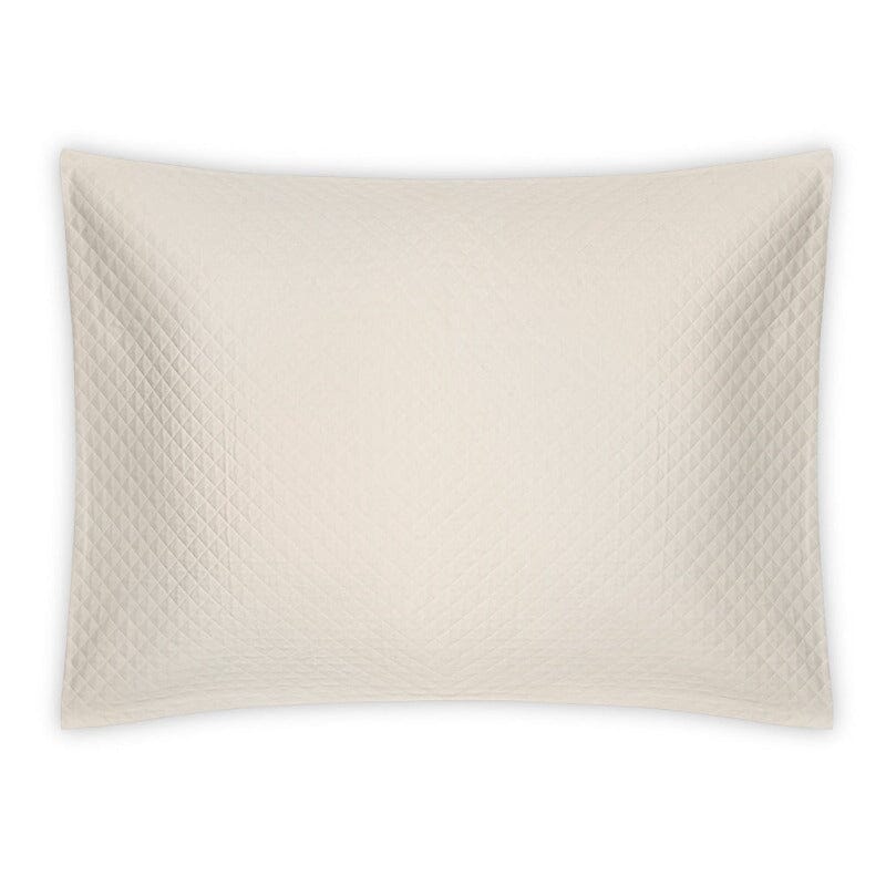 Matouk Petra Matelasse - Ivory Pillow Sham - Fig Linens and Home