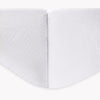 Matouk Box Spring Cover - Petra Matelasse in White - Fig Linens and Home