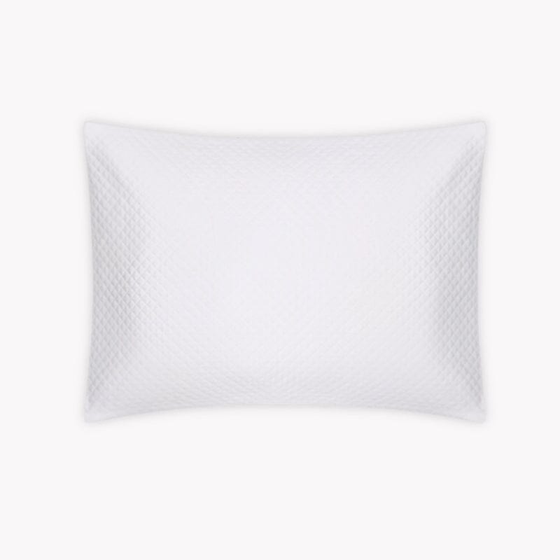 Matouk Petra White Matelasse Pillow Sham at Fig Linens and Home