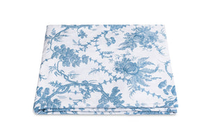 Fitted Sheet - Matouk Schumacher San Cristobal Sky Blue Bedding - Fig Linens and Home