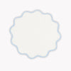 Matouk Scallop Round Placemat - Ice Blue -  Circle Placemat