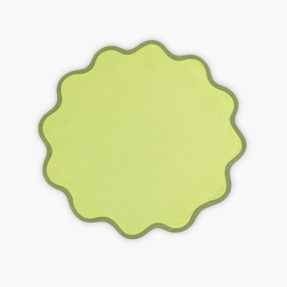 Matouk Scallop Placemats Round Placemats and Circle Placemats FIG