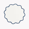 Matouk Scallop Round Placemat - Sapphire -  Circle Placemat