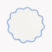 Matouk Scallop Round Placemat - Sky Blue -  Circle Placemat
