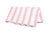 Matouk Schumacher Attleboro Pink Coral Flat Sheet | Fig Linens