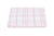 August Plaid Peony Pink Fitted Sheet | Matouk Schumacher at Fig Linens and Home