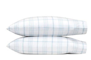 August Plaid Pool Pillowcase | Matouk Schumacher at Fig Linens and Home