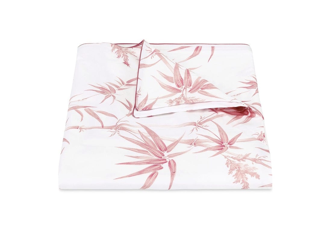 Duvet Cover - Dominique Blush Pink Bedding by Matouk Schumacher at Fig Linens and Home