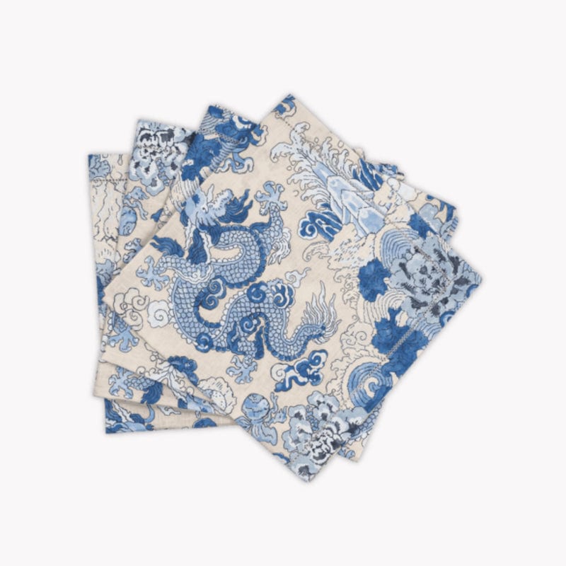 Dinner Napkins - Matouk Schumacher Magic Mountain Napkins - Table Linens at Fig Linens and Home