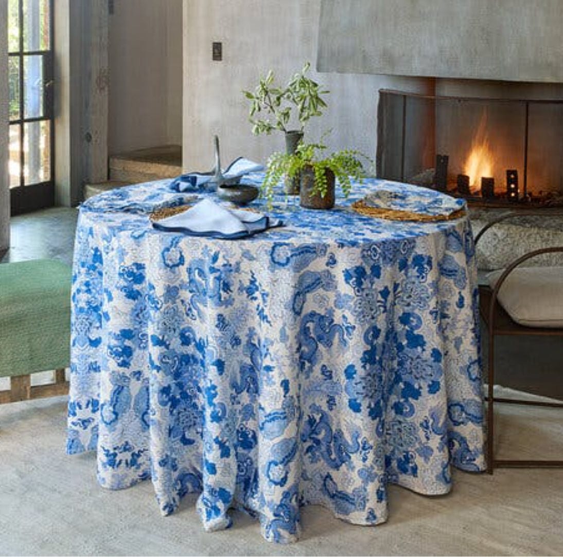 Matouk Schumacher Magic Mountain Tablecloths, Napkins, Placemats - Fig Linens and Home