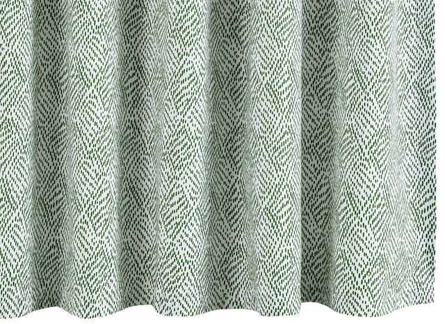 Shower Curtain Duma Diamond in Grass Green | Matouk Shower Curtains at Fig Linens and Home