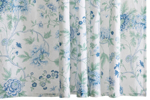 Shower Curtain - Sea Simone Linen Shower Curtain by Matouk | Schumacher