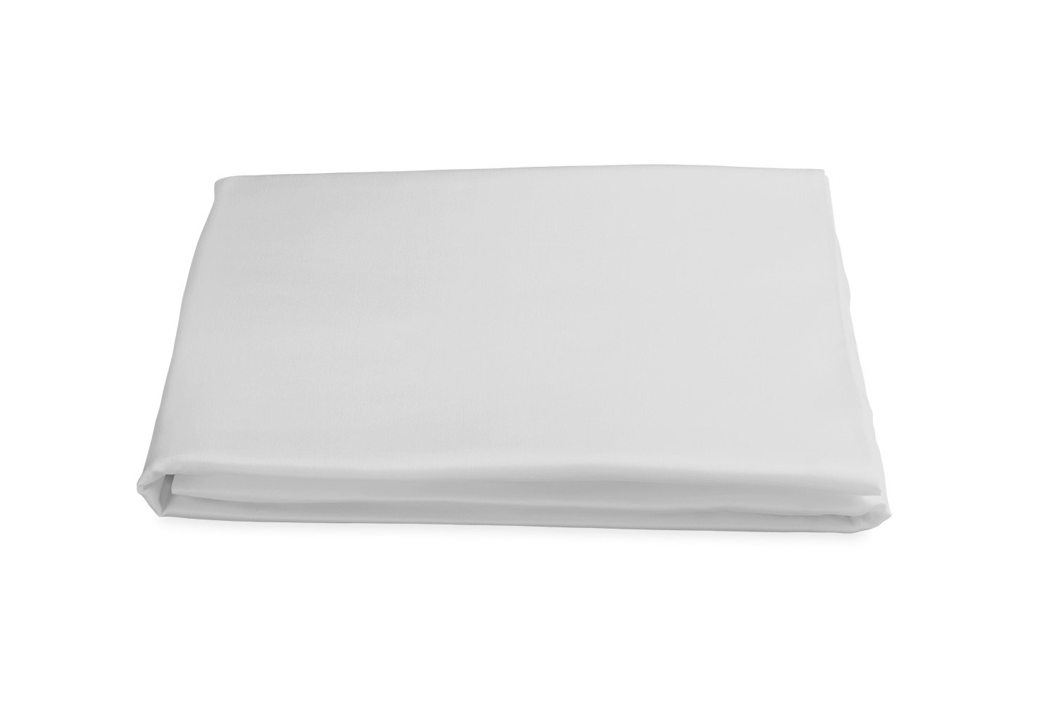 Fitted Sheet in Silver - Matouk Talita Sateen Cotton at Fig Linens - Giza Cotton